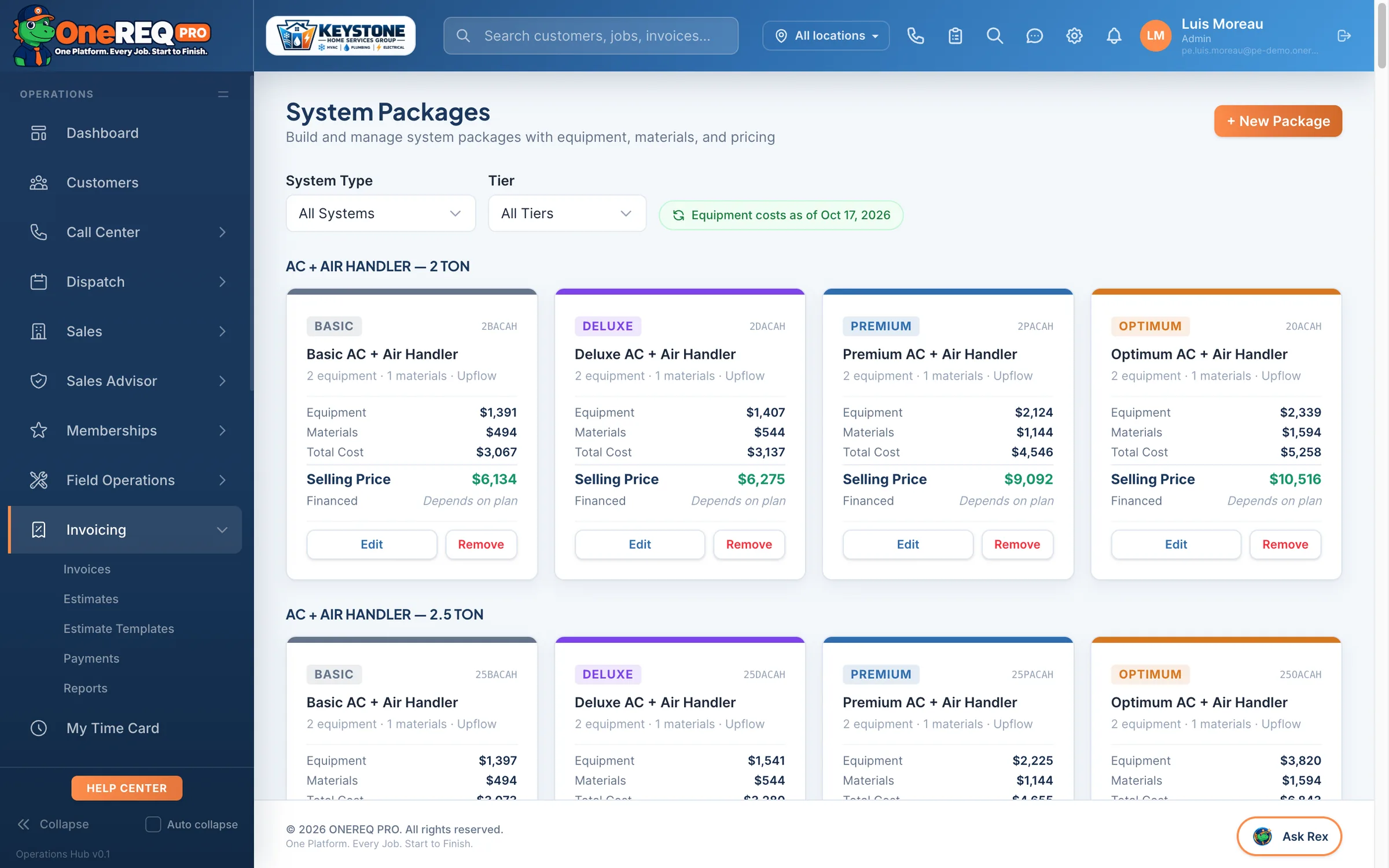 Pricebook ready on day 1